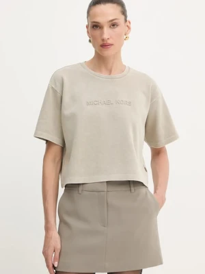 MICHAEL Michael Kors t-shirt damski kolor beżowy MT551T6JQT