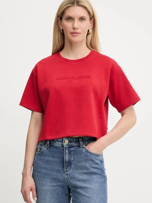 MICHAEL Michael Kors t-shirt damski kolor czerwony MT551T65MF