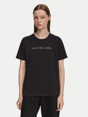 MICHAEL Michael Kors T-Shirt MT6524Y97J Czarny Regular Fit