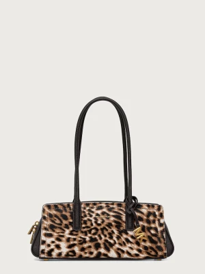 MICHAEL Michael Kors torebka bagietka damska skórzana LAILA brązowy