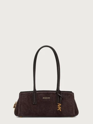 MICHAEL Michael Kors torebka bagietka damska zamszowa LAILA brązowy