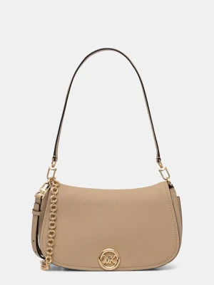 MICHAEL Michael Kors torebka crossbody damska skórzana beżowy