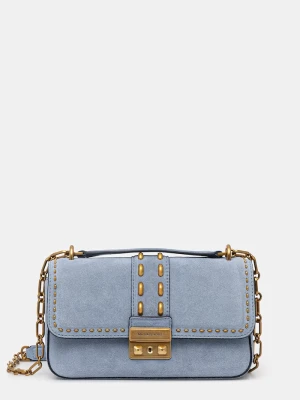 MICHAEL Michael Kors torebka crossbody damska zamszowa turkusowy
