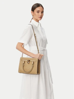 MICHAEL Michael Kors Torebka Hamilton Moderne 30T6GNXS1V Beżowy