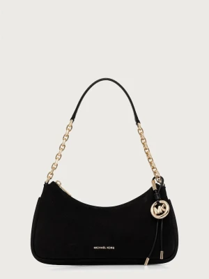 MICHAEL Michael Kors torebka hobo damska zamszowa czarny