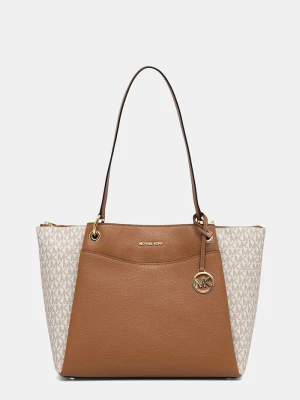 MICHAEL Michael Kors torebka shopper damska z imitacji skóry May beżowy