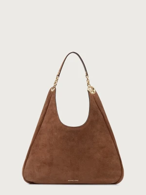 MICHAEL Michael Kors torebka shopper damska zamszowa ELLIE brązowy