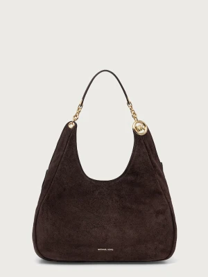 MICHAEL Michael Kors torebka shopper damska zamszowa ELLIE brązowy