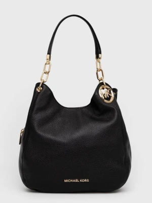 MICHAEL Michael Kors torebka skórzana 30T9G0LE3L kolor czarny