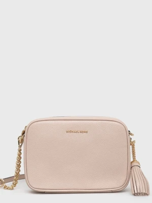MICHAEL Michael Kors torebka skórzana 32F7GGNM8L kolor różowy