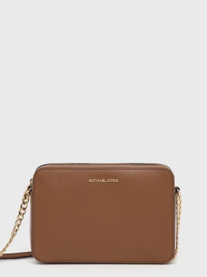 MICHAEL Michael Kors torebka skórzana 32S4GTVC3L brązowy