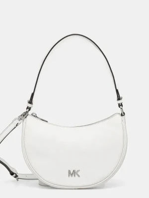 MICHAEL Michael Kors torebka skórzana kolor biały 32S5S8QU1L