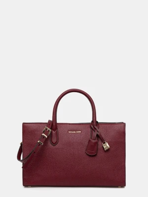 MICHAEL Michael Kors torebka skórzana kolor bordowy 30F4GETS2L