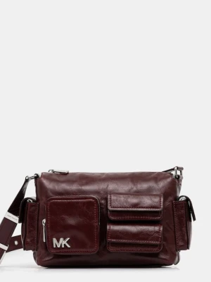 MICHAEL Michael Kors torebka skórzana kolor bordowy 30S5SM3L8Y