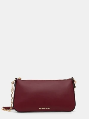 MICHAEL Michael Kors torebka skórzana kolor bordowy 32H3G8EW6L