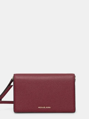 MICHAEL Michael Kors torebka skórzana kolor bordowy 32S4GJ6C6L