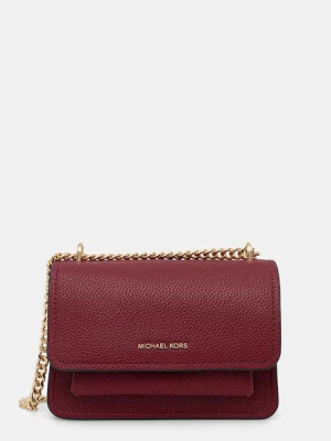 MICHAEL Michael Kors torebka skórzana kolor bordowy 32T4GC7C1T
