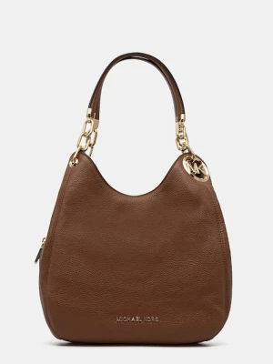 MICHAEL Michael Kors torebka skórzana kolor brązowy