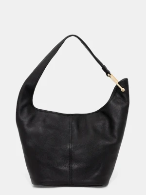 MICHAEL Michael Kors torebka skórzana kolor czarny 30F4G2YL6L