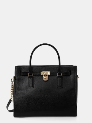 MICHAEL Michael Kors torebka skórzana kolor czarny 30F5GNXS3L