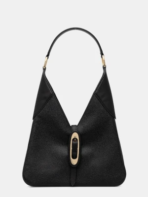 MICHAEL Michael Kors torebka skórzana kolor czarny 30F5GQ8L6L