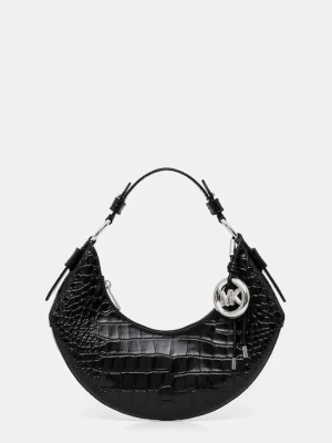 MICHAEL Michael Kors torebka skórzana kolor czarny 30F5SQ4L6E