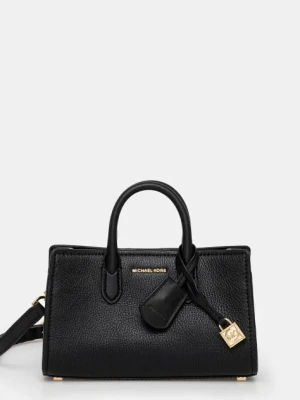 MICHAEL Michael Kors torebka skórzana kolor czarny 32F4GETC0L