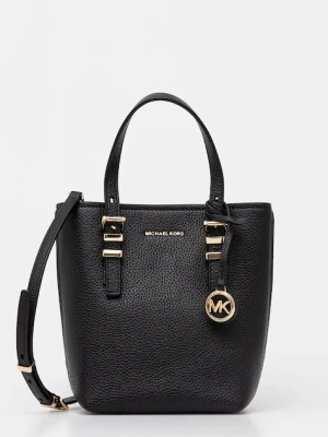 MICHAEL Michael Kors torebka skórzana kolor czarny 32S5GQNC0L