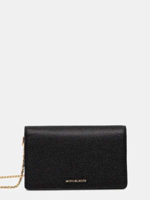 MICHAEL Michael Kors torebka skórzana kolor czarny 32T4GJ6C2L