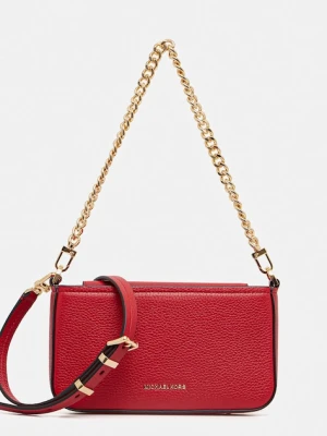 MICHAEL Michael Kors torebka skórzana kolor czerwony 32S5GYTU1L