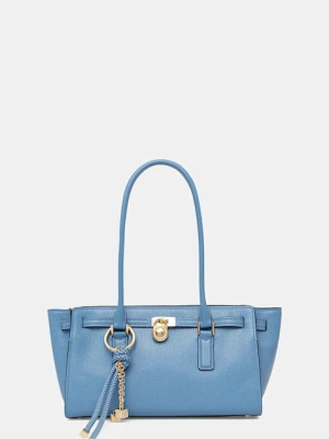 MICHAEL Michael Kors torebka skórzana kolor niebieski 30F5GNXT0L