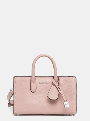 MICHAEL Michael Kors torebka skórzana kolor różowy 32F4SETC0L