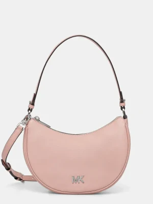 MICHAEL Michael Kors torebka skórzana kolor różowy 32S5S8QU1L