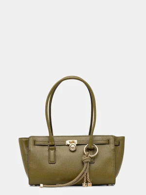 MICHAEL Michael Kors torebka skórzana kolor zielony 30F5GNXT0L