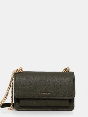 MICHAEL Michael Kors torebka skórzana kolor zielony 30T4GC7L3T