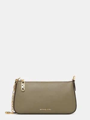 MICHAEL Michael Kors torebka skórzana kolor zielony 32H3G8EW6L