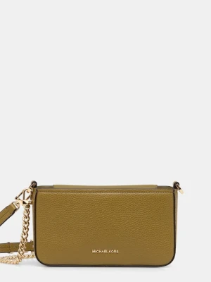MICHAEL Michael Kors torebka skórzana kolor zielony 32S5GYTU1L