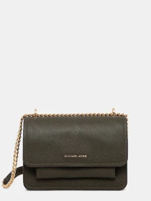 MICHAEL Michael Kors torebka skórzana kolor zielony 32T4GC7C1T