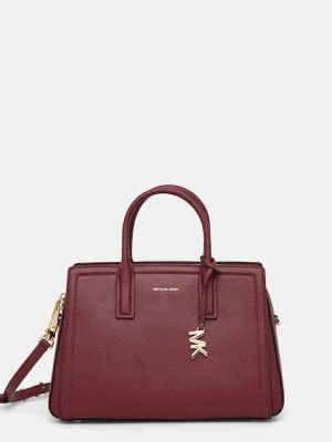 MICHAEL Michael Kors torebka skórzana LAILA kolor bordowy 30R5G9IS6L