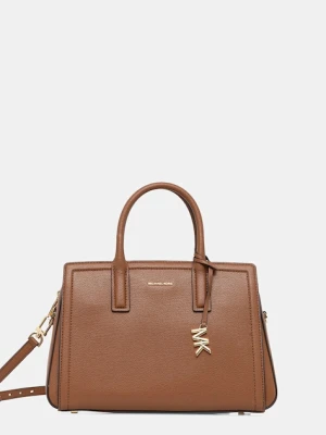 MICHAEL Michael Kors torebka skórzana LAILA kolor brązowy 30R5G9IS6L