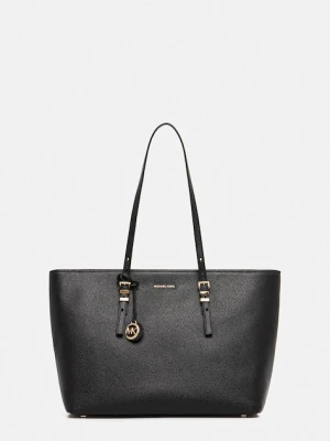 MICHAEL Michael Kors torebka skórzana QUINN kolor czarny 30T5GQNT9L