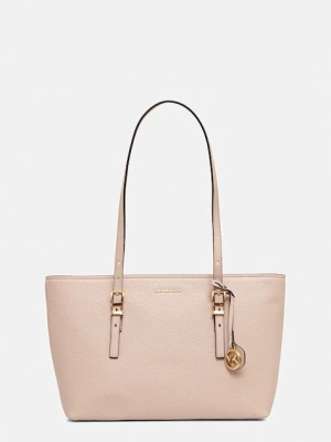 MICHAEL Michael Kors torebka skórzana QUINN kolor różowy 30T5GQNT2L