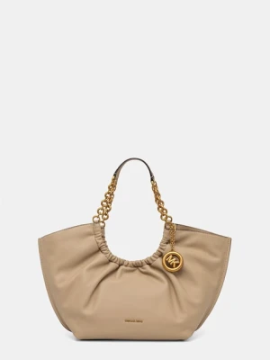 MICHAEL Michael Kors torebka tote damska skórzana Indie beżowy