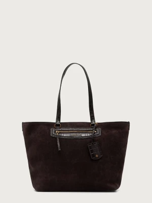 MICHAEL Michael Kors torebka tote damska zamszowa brązowy