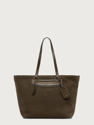 MICHAEL Michael Kors torebka tote damska zamszowa zielony