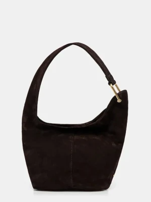 MICHAEL Michael Kors torebka zamszowa kolor brązowy 30F4G2YL6S