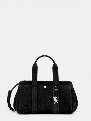 MICHAEL Michael Kors torebka zamszowa kolor czarny 30F5S1ZS1S