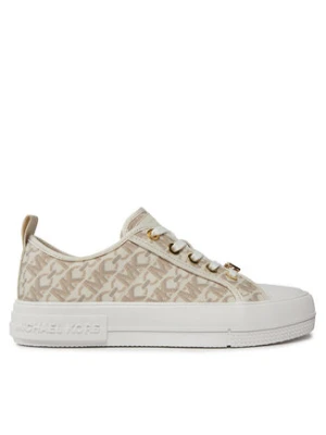 MICHAEL Michael Kors Trampki Evy Lace Up 43H3EYFS1B Beżowy