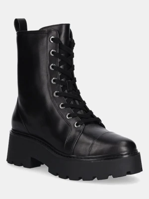 MICHAEL Michael Kors workery skórzane Blake damskie kolor czarny na platformie 40T5BKFE5L.001