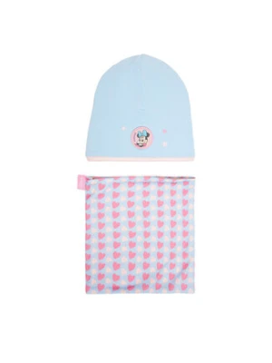 Mickey&Friends Komplet czapka i komin CEO-ACCCS-AW25-220DSTC Niebieski